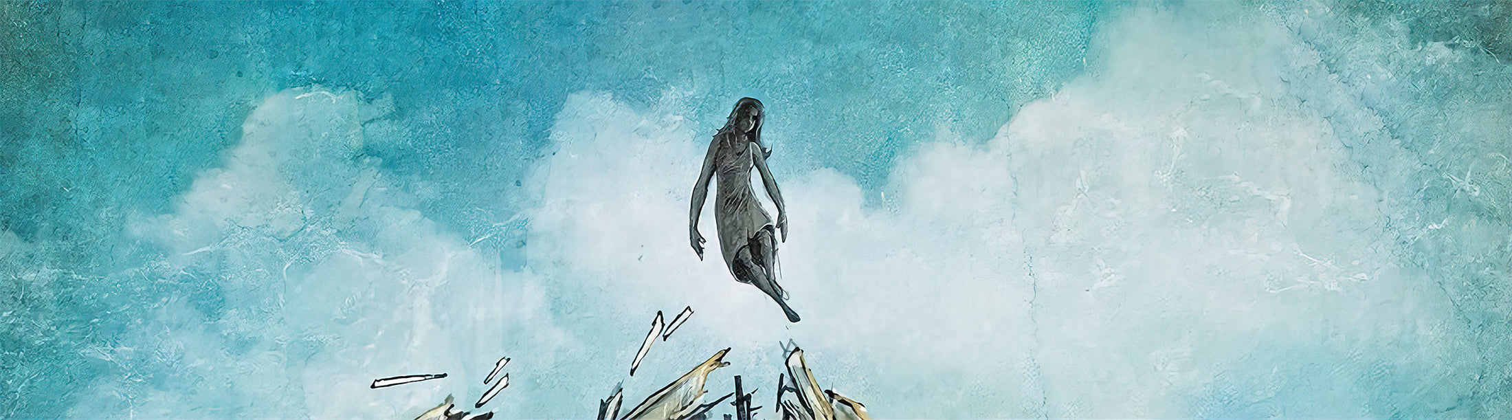 Pierce The Veil - Collide With The Sky banner Vinyl Records Collection; Removed logo text
