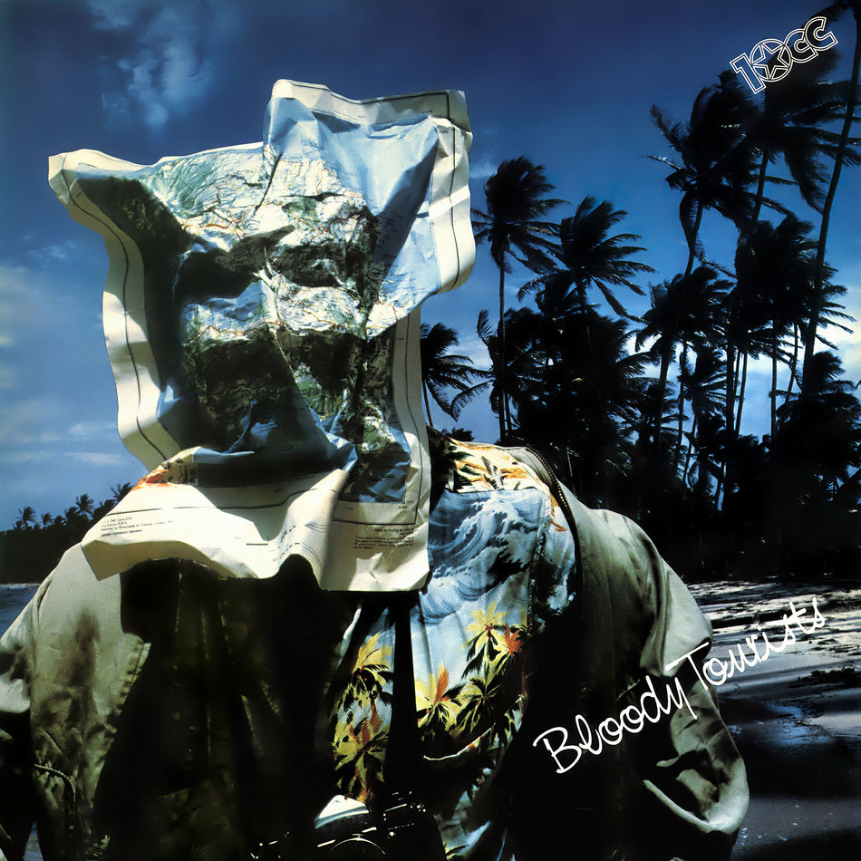 10cc - Bloody Tourists album cover, soft rock and art rock 1978 reissue, UK vinyl pressing with Dreadlock Holiday