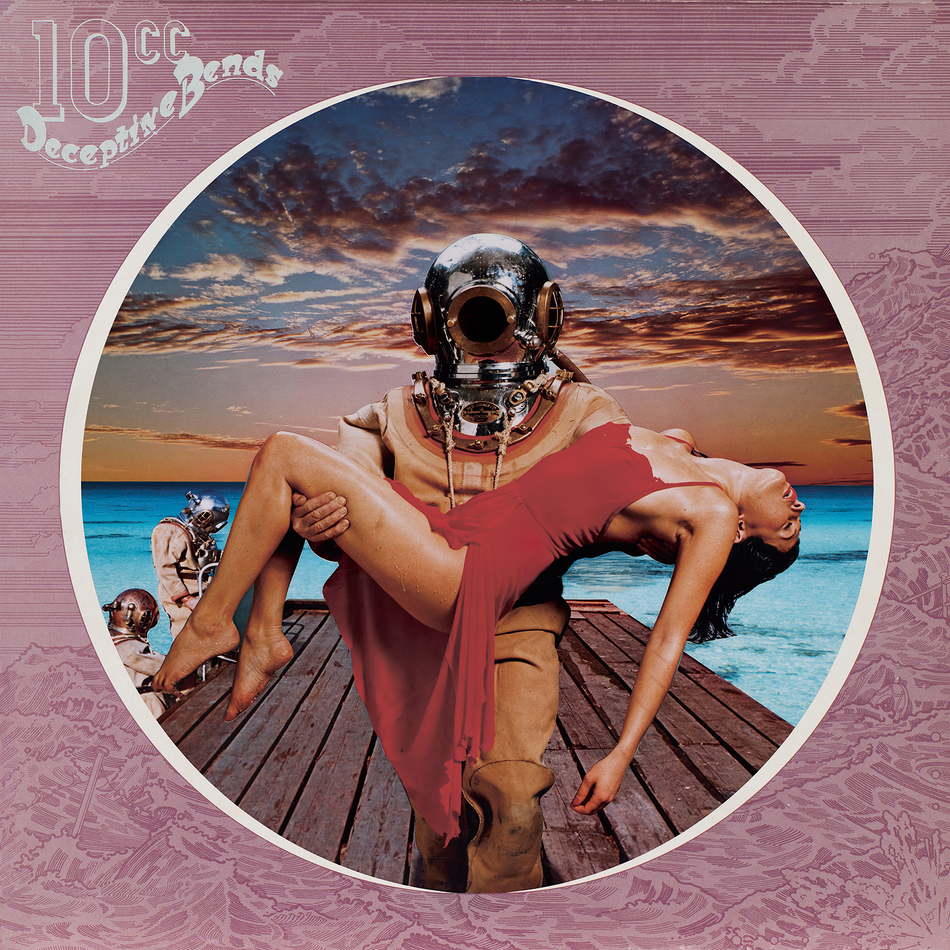 10cc - Deceptive Bends album cover, art rock and soft rock 1977 reissue, UK vinyl pressing