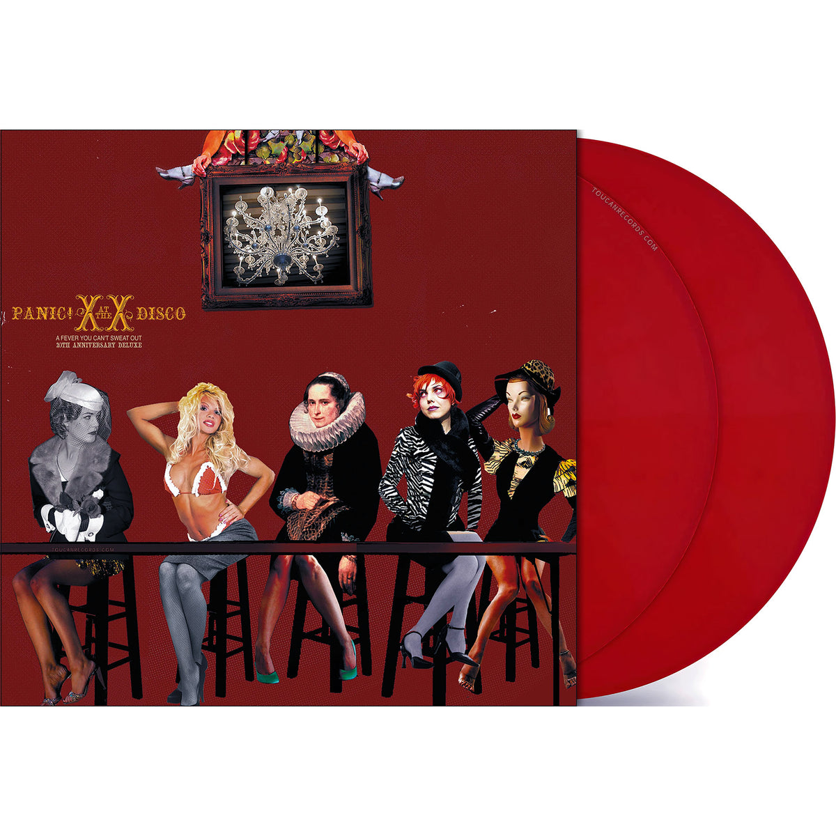 Panic! At The Disco A Fever You Can't Sweat Out remastered 2LP with Apple Red vinyl and 11 unreleased demos