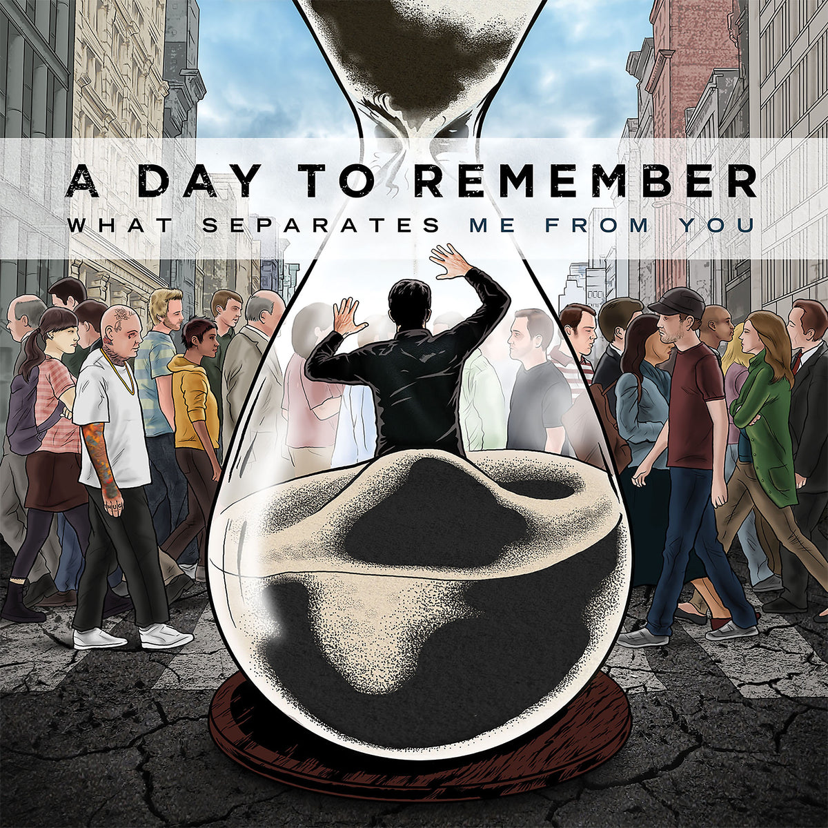 A Day To Remember - What Separates Me from You album cover, vinyl LP, Gold-certified pop punk metalcore post-hardcore