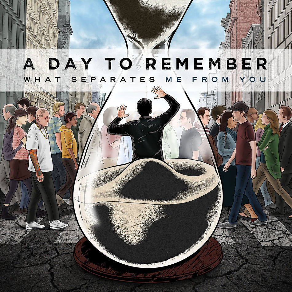 A Day To Remember - What Separates Me from You album cover, vinyl LP, Gold-certified pop punk metalcore post-hardcore