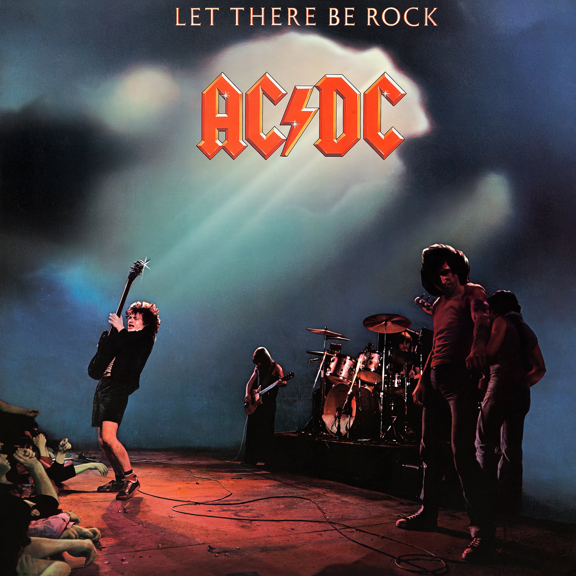 AC/DC - Let There Be Rock album cover, 180g black vinyl LP, 2003 remastered edition from ToucanRecords.com