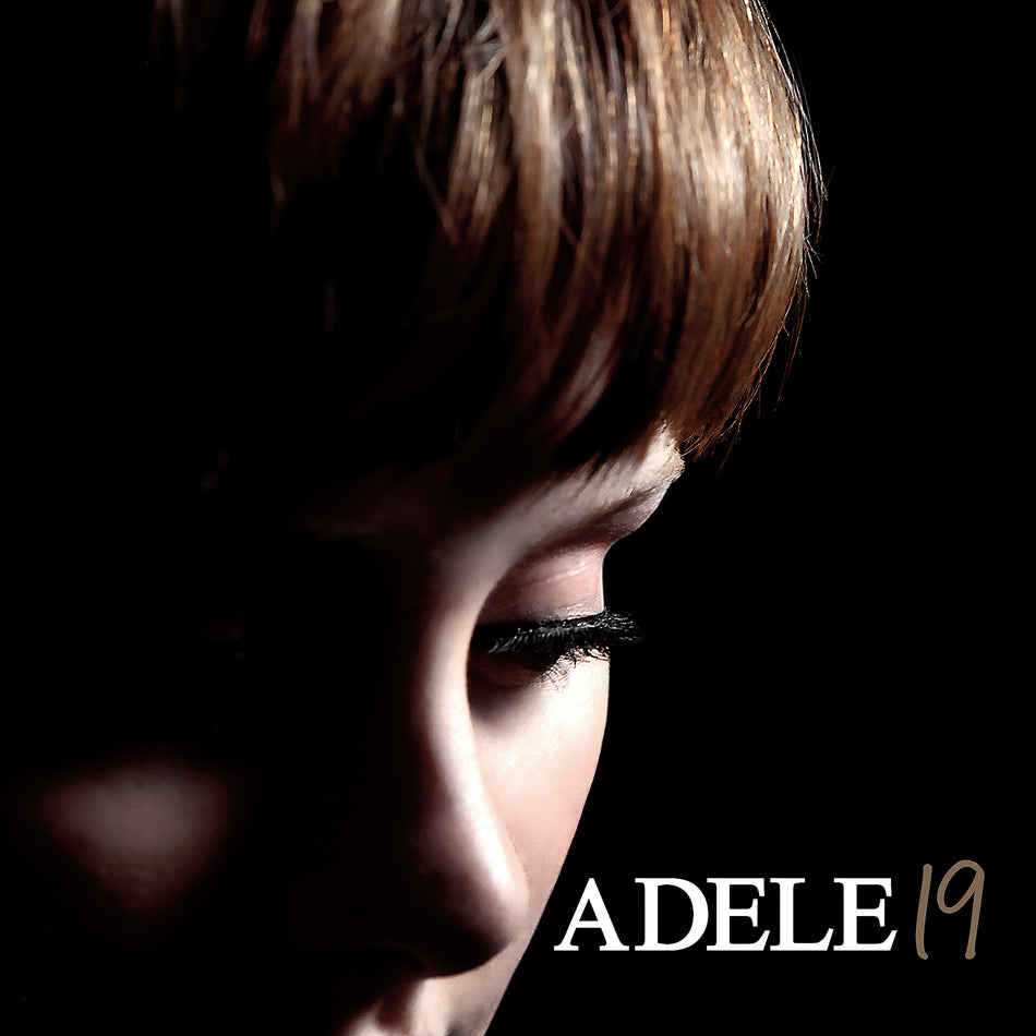 Adele - 19 album cover, soulful pop and jazz-influenced debut, black vinyl pressing