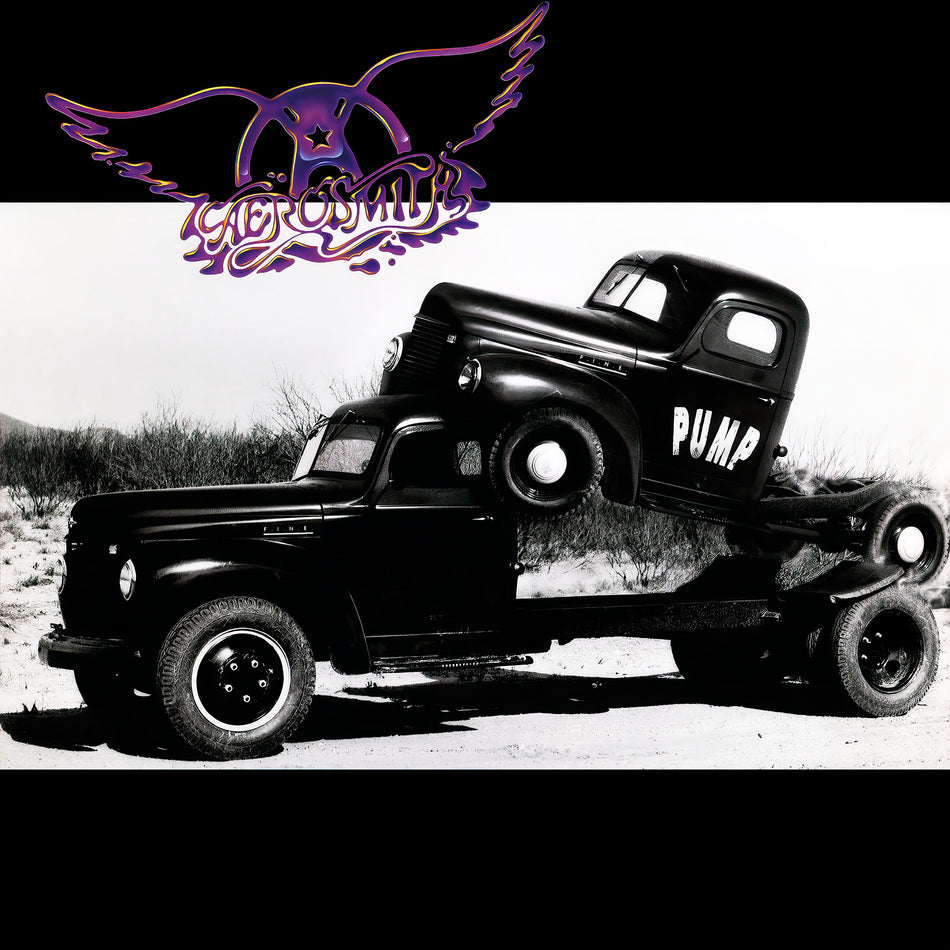 Aerosmith - Pump album cover, 180g black vinyl reissue, late-80s hard rock artwork from ToucanRecords.com