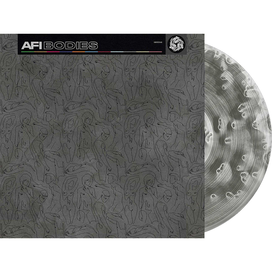 AFI, Bodies, Ghostly Vinyl, cover, album, vinyl, gray vinyl, packshot