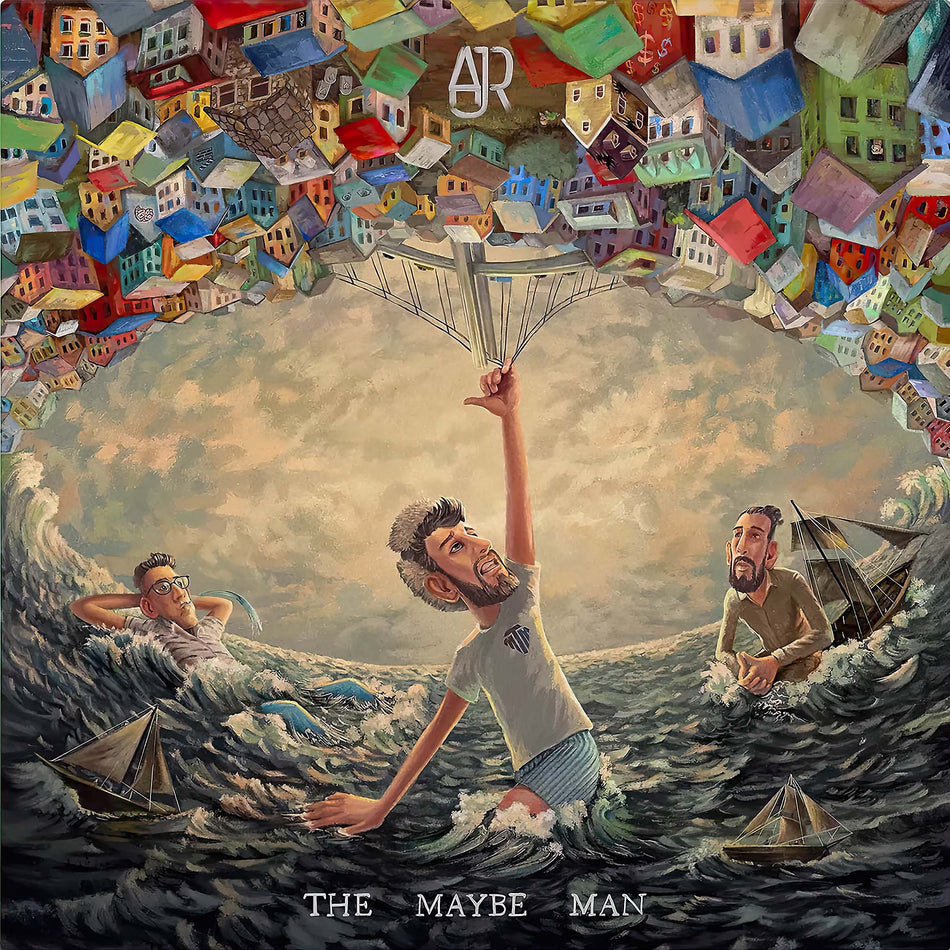 AJR - The Maybe Man album cover, Indie Exclusive pearlized purple vinyl, 2023 alternative pop
