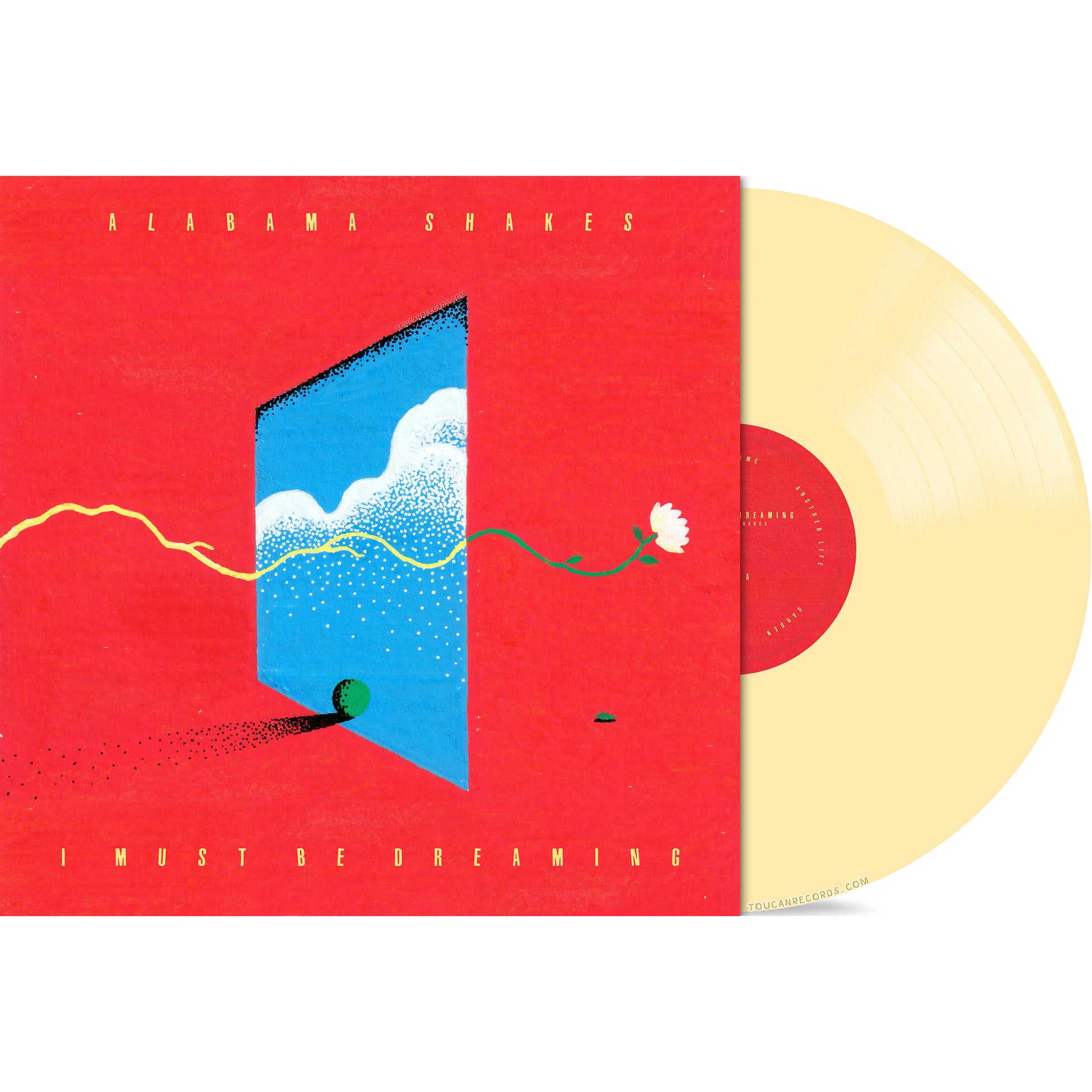 Alabama Shakes I Must Be Dreaming packshot for the limited Daydream Yellow vinyl LP featuring psychedelic soul and alternative rock