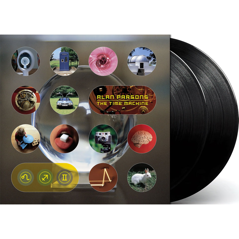 Alan Parsons - The Time Machine packshot, audiophile black vinyl 2LP, progressive rock masterpiece