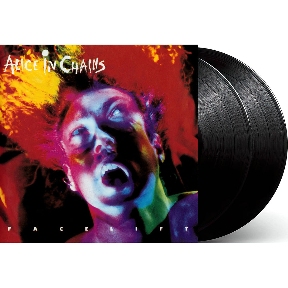 Alice In Chains, Facelift, 2 LP, 30th Anniversary, cover, album, album art, vinyl, man in the box, packshot