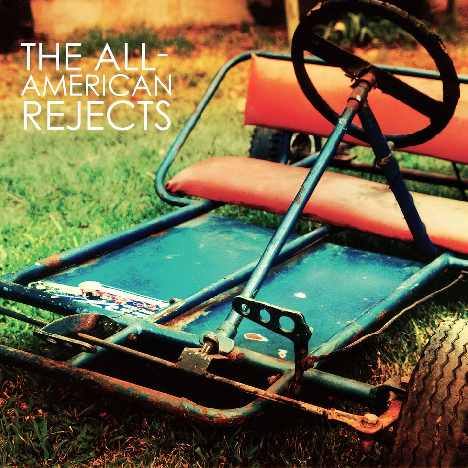 All-American Rejects self-titled debut album cover artwork, emo-pop, ghostly green colored vinyl, bonus 7-inch single, platinum certified release