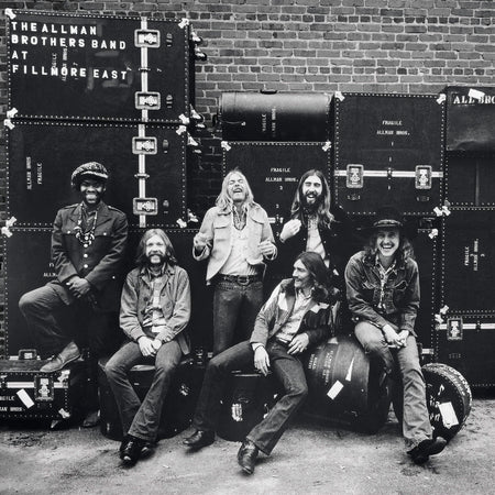 The Allman Brothers Band At Fillmore East album cover art for the 2LP 180g vinyl LP at ToucanRecords.com