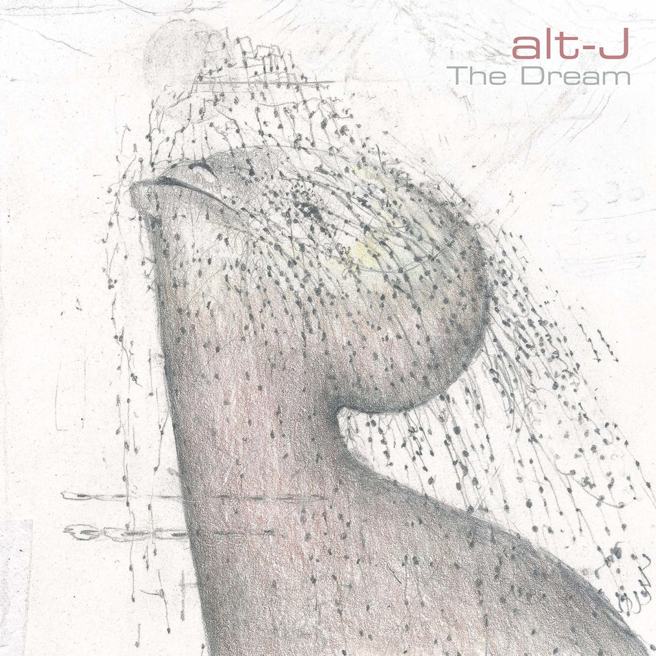 Alt-J - The Dream album cover, milky clear colored vinyl LP, Indie Exclusive pressing with artwork enhancements — featured at ToucanRecords.com