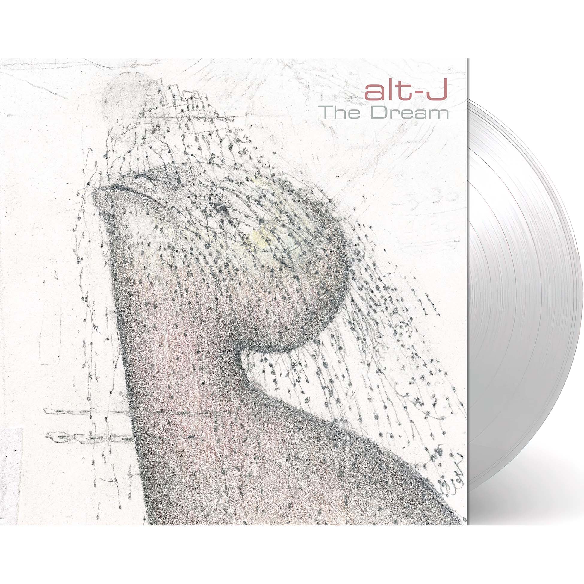 Alt-J - The Dream packshot, milky clear vinyl pressing, limited indie edition alternative rock — presented by ToucanRecords.com