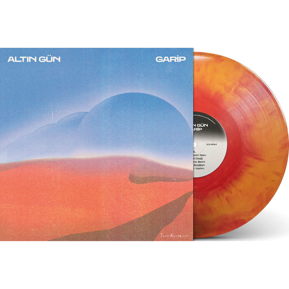 Altin Gun - Garip packshot, Indie Exclusive Sunburst Splash pressing, psychedelic rock world music vinyl LP