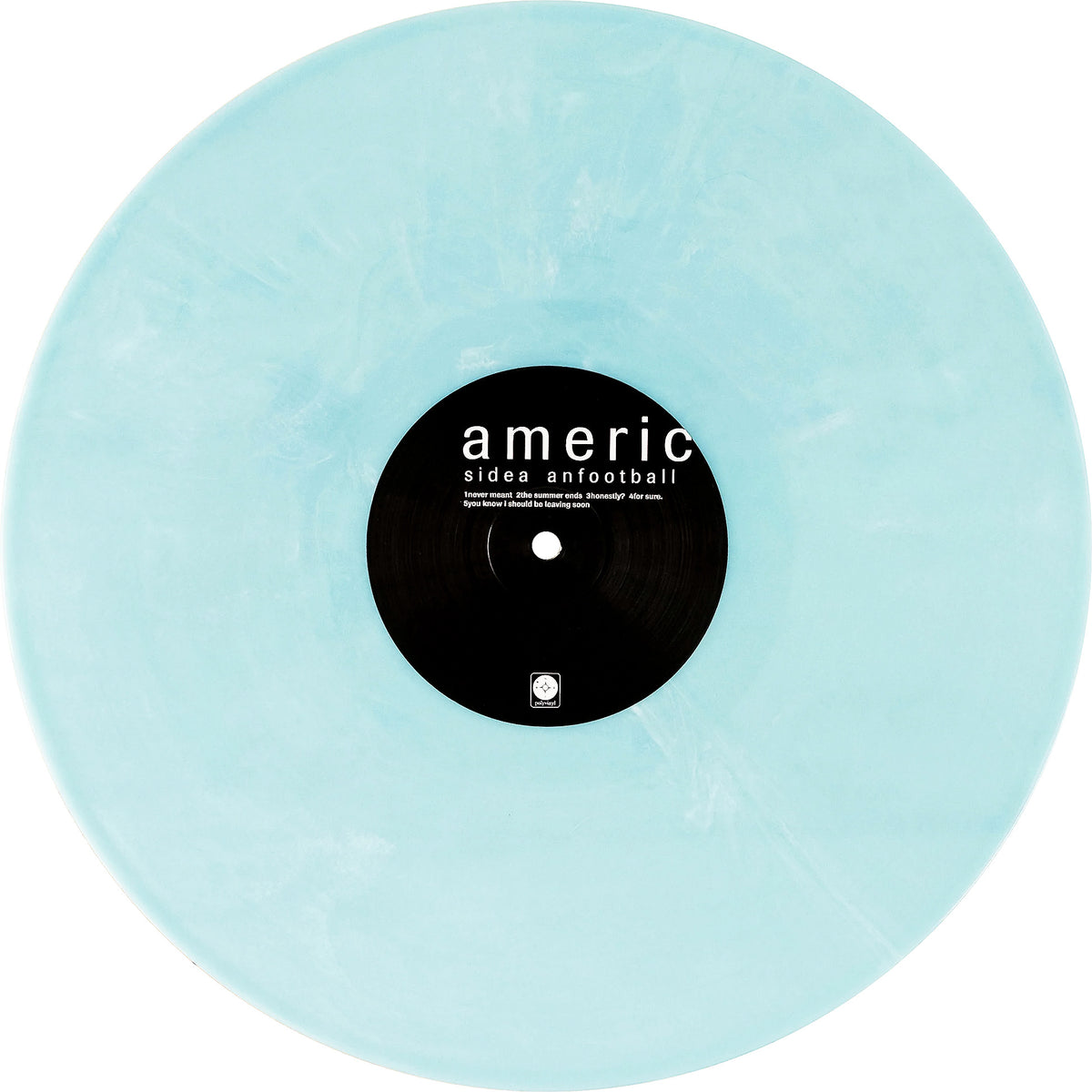 American Football - American Football vinyl disc, limited edition blue smoke pressing, 1999 cult classic emo album