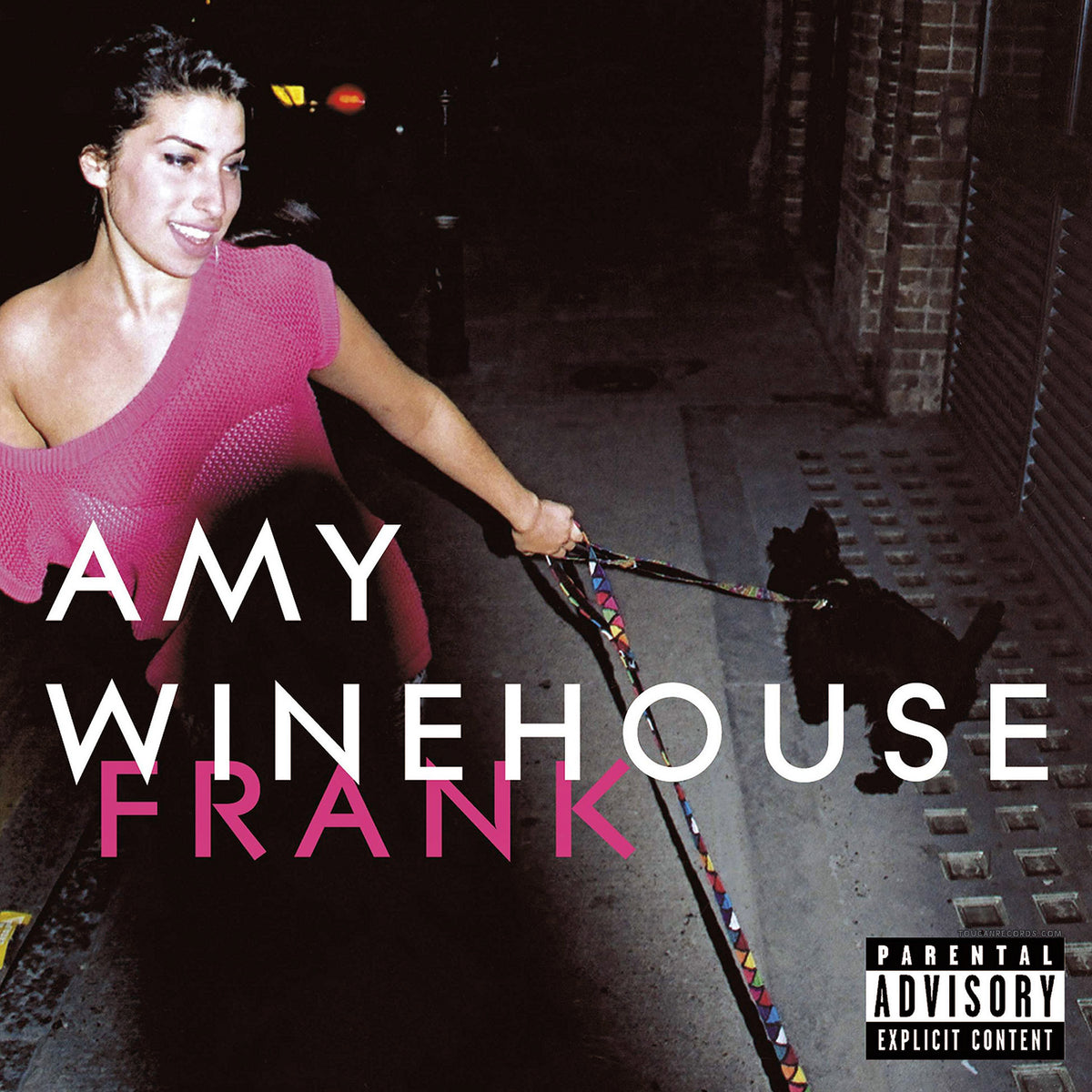 Amy Winehouse Frank album cover for 2LP 180g black vinyl gatefold edition with printed inner sleeve at ToucanRecords.com