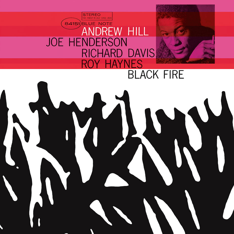 andrew hill, black fire, blue note, tone poet, tone poet series, album cover, blue note 84151, album art, cover, cover art, vinyl,