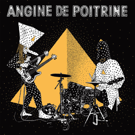 Angine De Poitrine Vol. II album cover art black vinyl LP psychedelic math rock release available at ToucanRecords.com