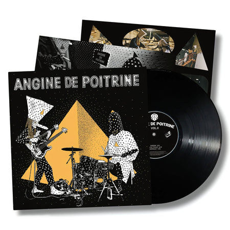 Angine De Poitrine Vol. II packshot black vinyl LP psychedelic math rock release available at ToucanRecords.com