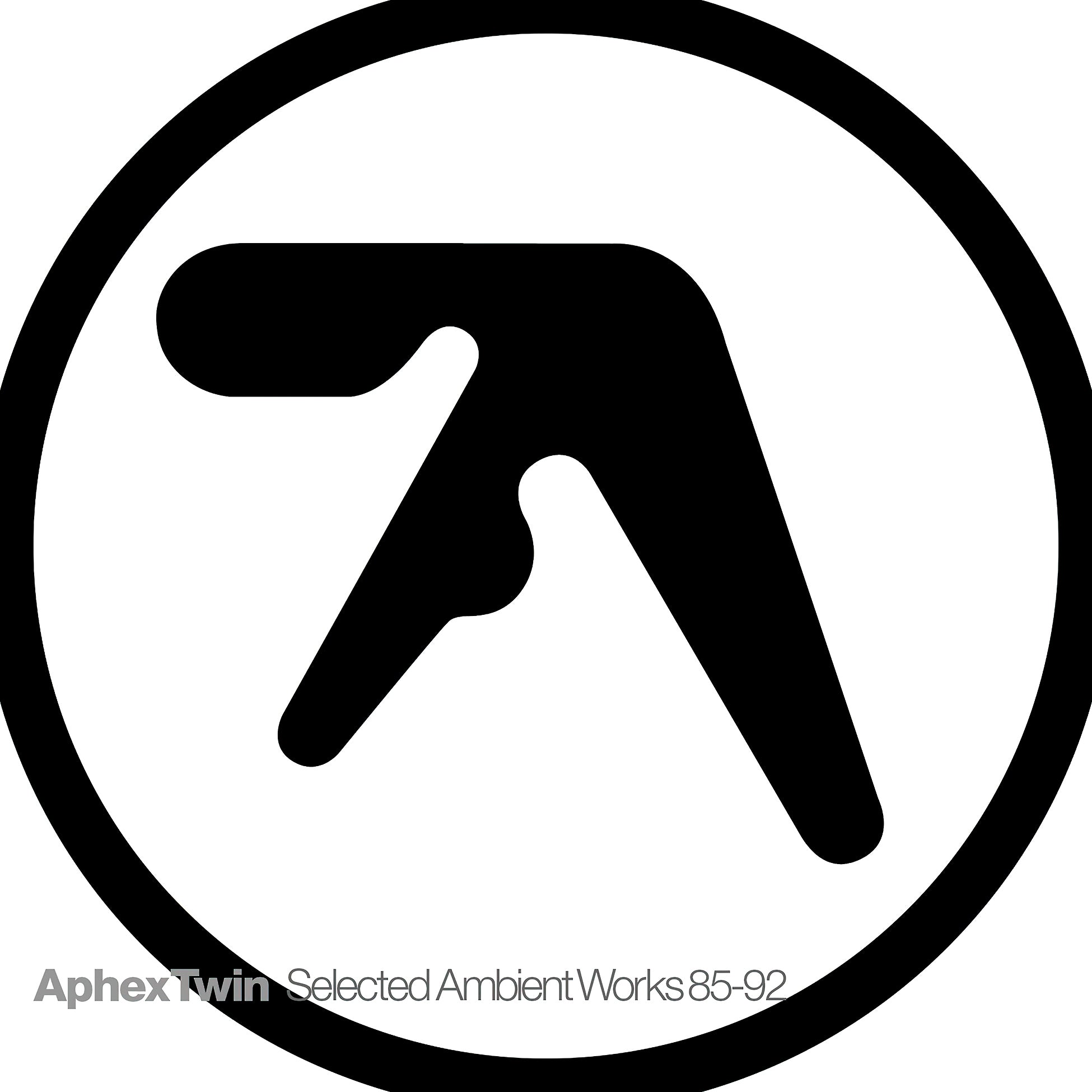 Aphex Twin Selected Ambient Works 85-92 cover art, double LP reissue with original artwork, 1992 ambient techno IDM classic
