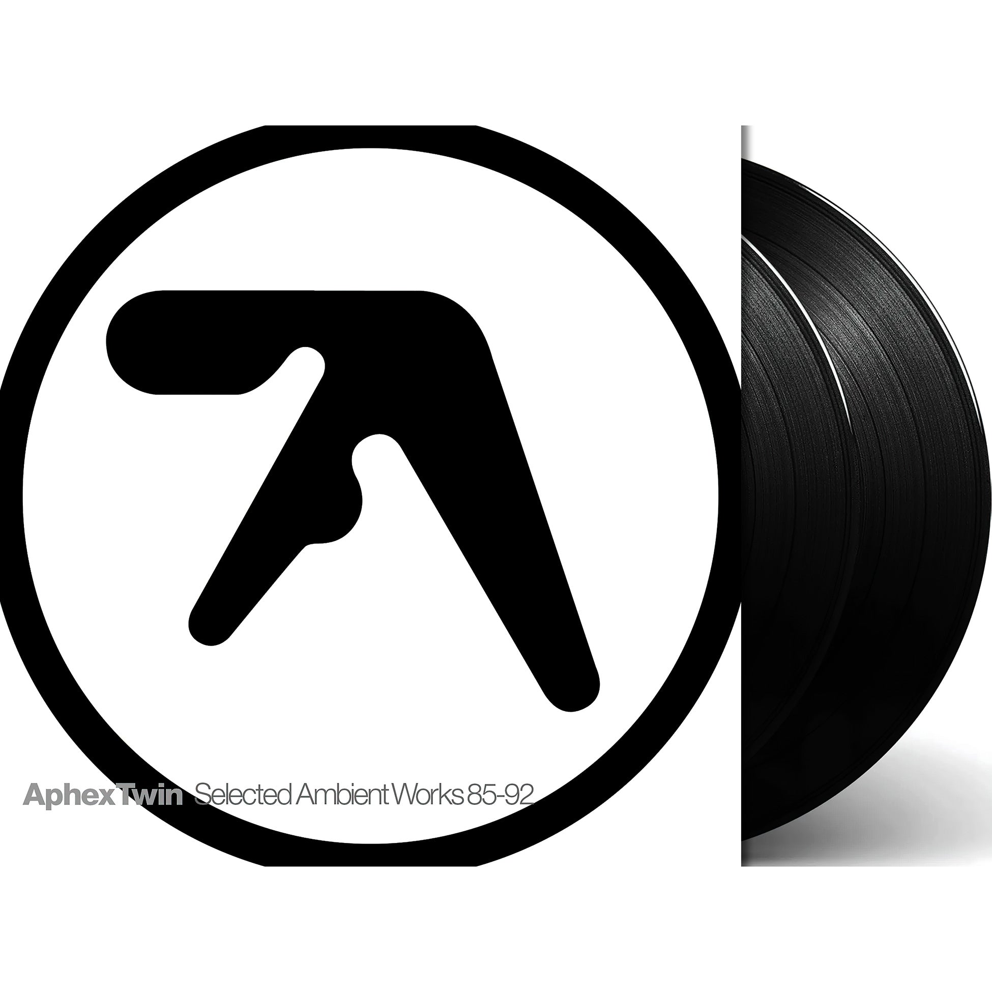 Aphex Twin Selected Ambient Works 85-92 packshot, double vinyl Matt Colton remaster, Apollo Records ambient techno landmark from 1992