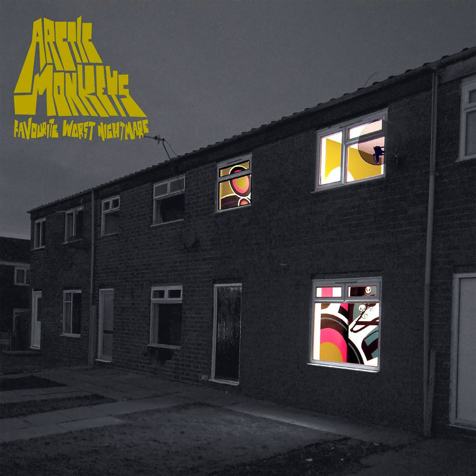 Arctic Monkeys, Favourite Worst Nightmare, cover, album, vinyl