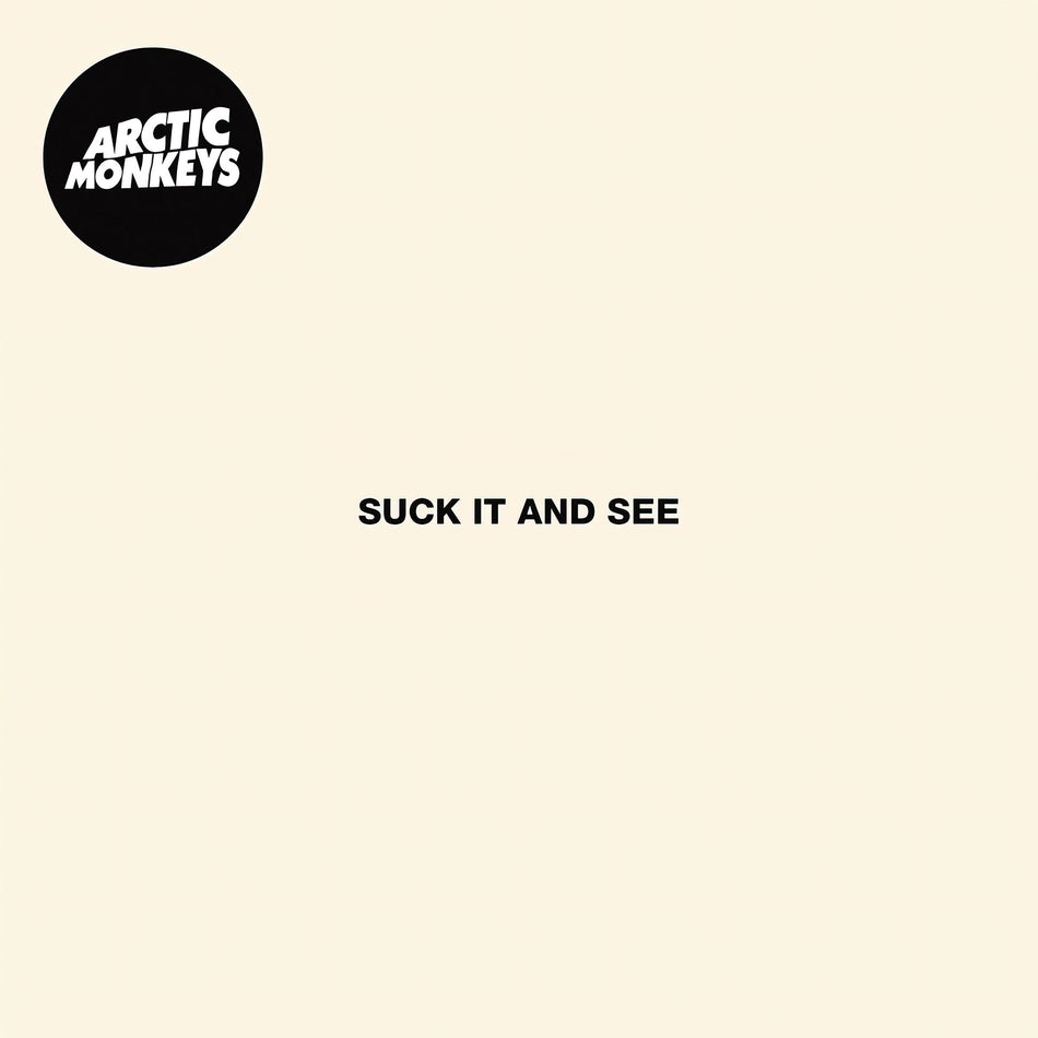 Arctic Monkeys - Suck It And See album cover, gatefold 180g black vinyl LP, indie rock pressing — available through ToucanRecords.com