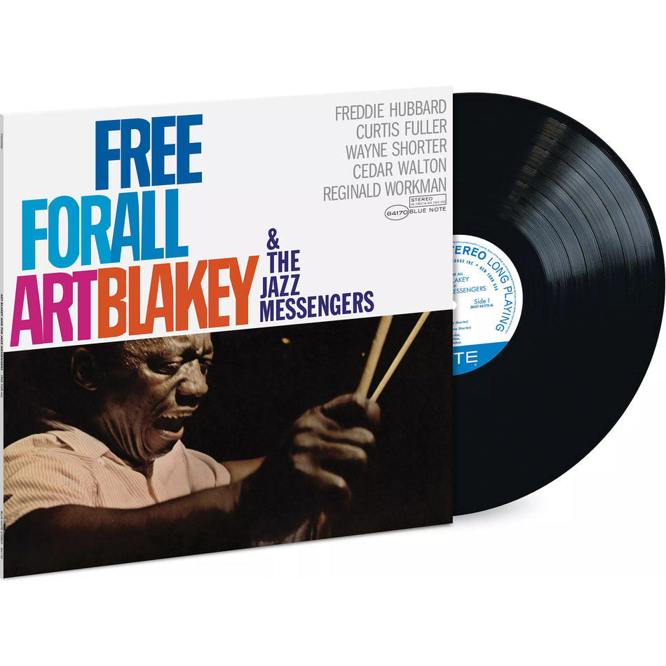 Art Blakey Free For All vinyl record packshot 180g Blue Note Kevin Gray mastering Optimal pressing
