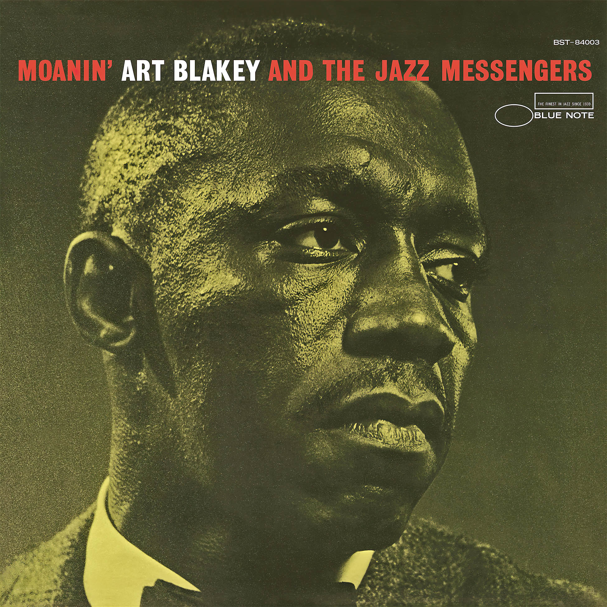 Art Blakey Moanin' album cover art for the 180g Blue Note Classic vinyl LP available at ToucanRecords.com