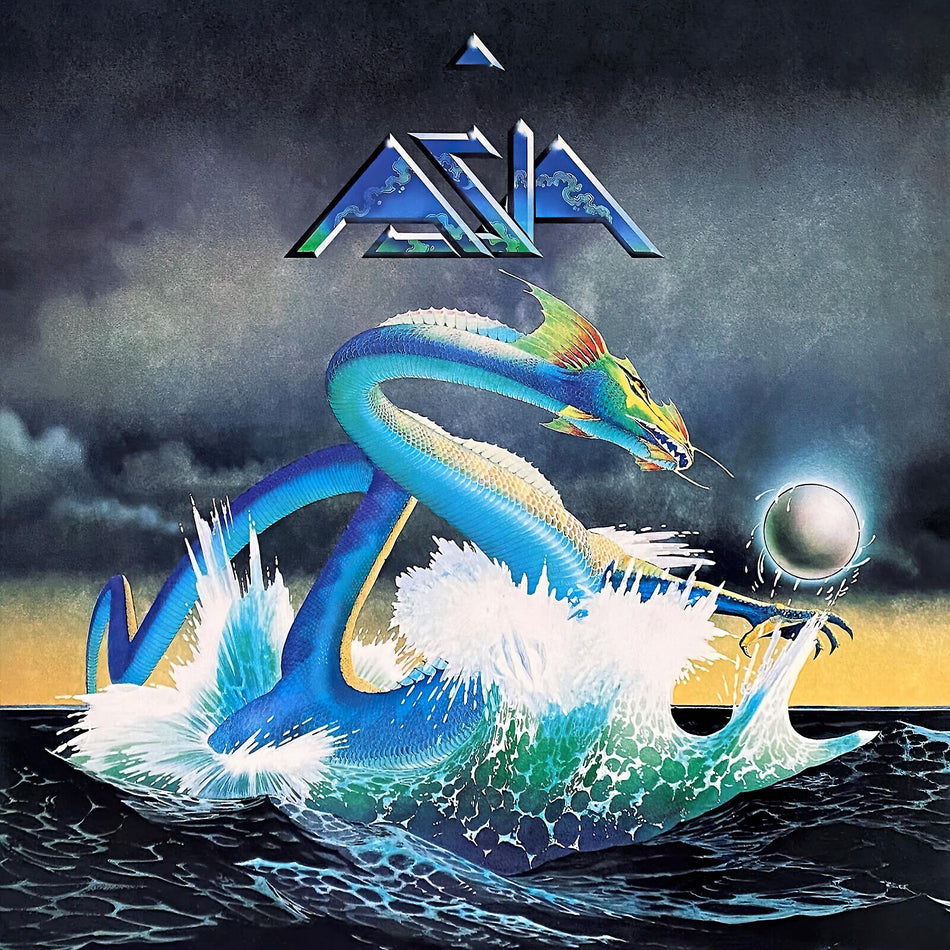 Asia - Asia album cover, black vinyl LP edition, 1982 progressive rock supergroup debut, artwork by Roger Dean - shop ToucanRecords.com