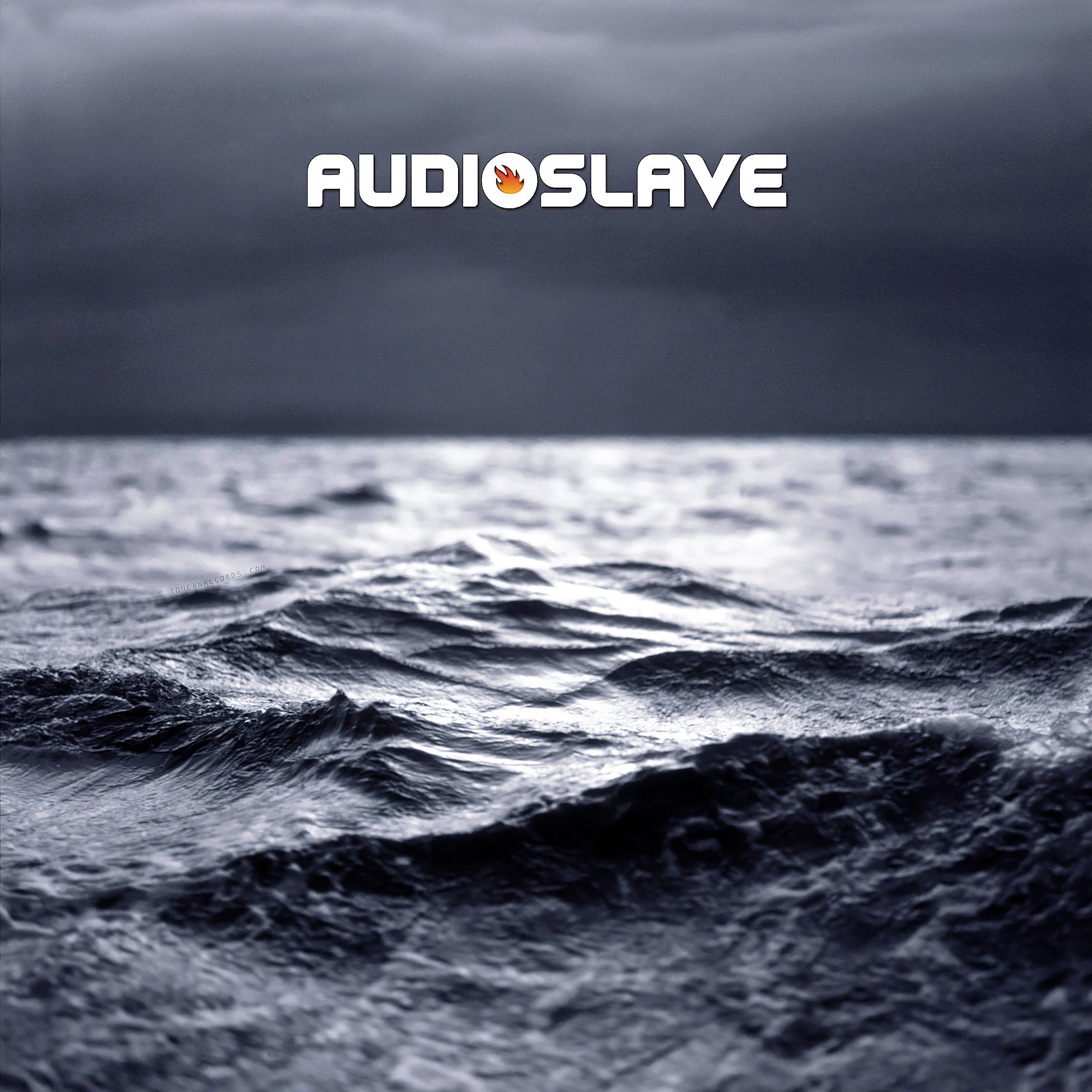 Audioslave Out Of Exile album cover art for 2LP vinyl LP, 180g black vinyl, remastered alternative rock release