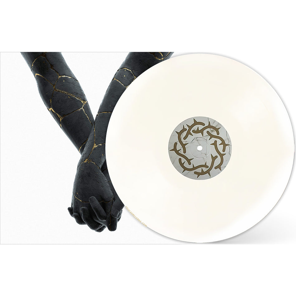Bad Omens Finding God Before God Finds Me packshot for white vinyl LP and cover with gatefold jacket and printed inner sleeve. Find it at Toucan Records