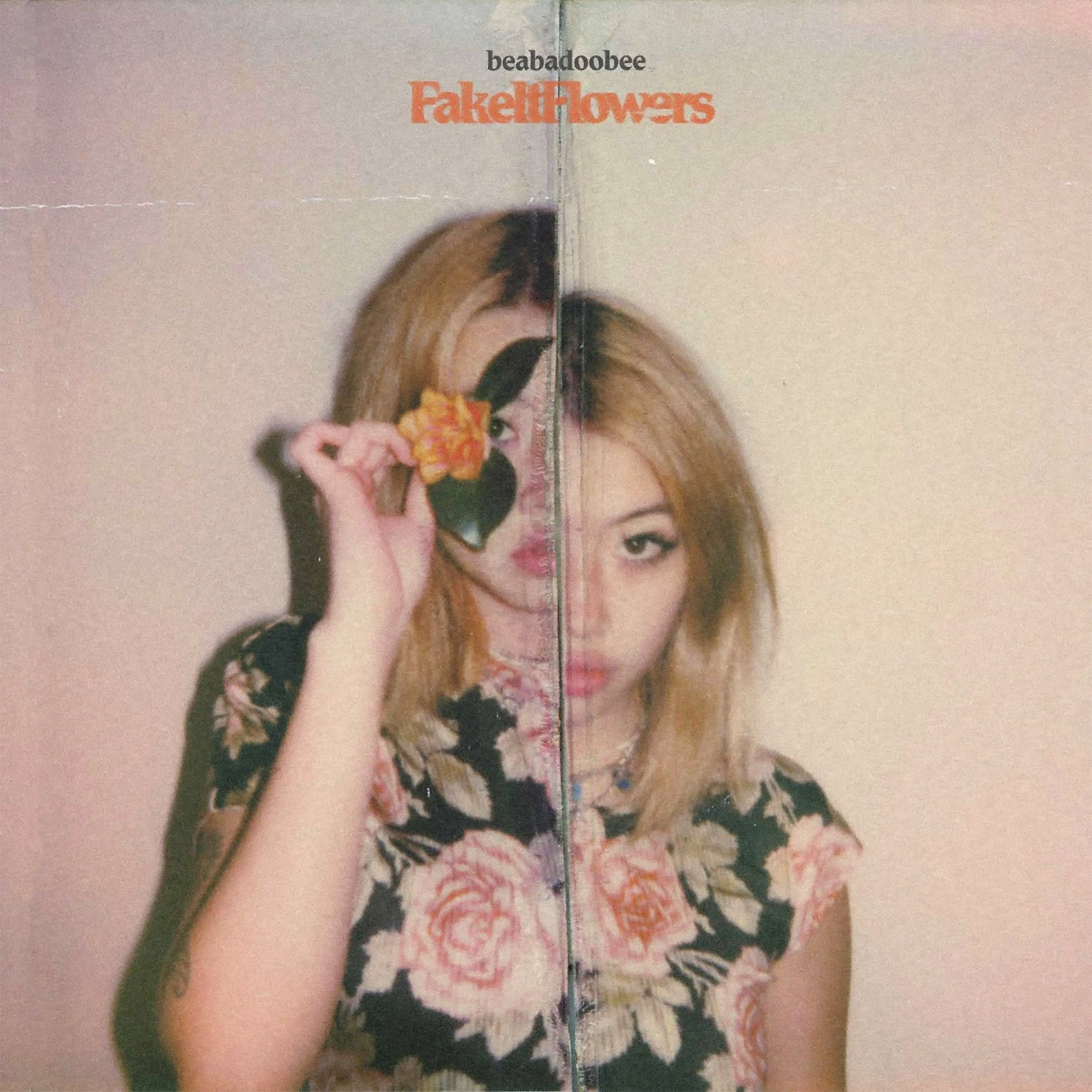Beabadoobee - Fake It Flowers album cover, black vinyl LP, printed sleeve edition – featured at ToucanRecords.com