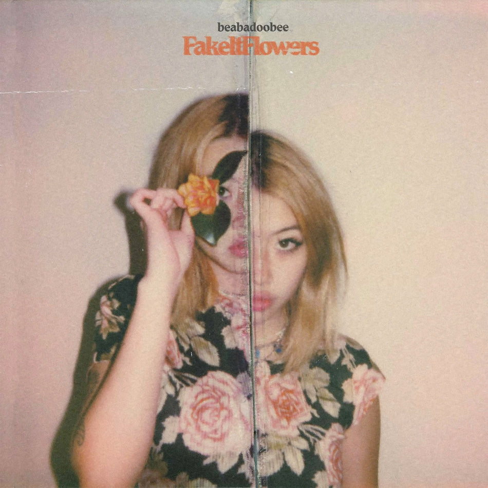 Beabadoobee - Fake It Flowers album cover, black vinyl LP, printed sleeve edition – featured at ToucanRecords.com