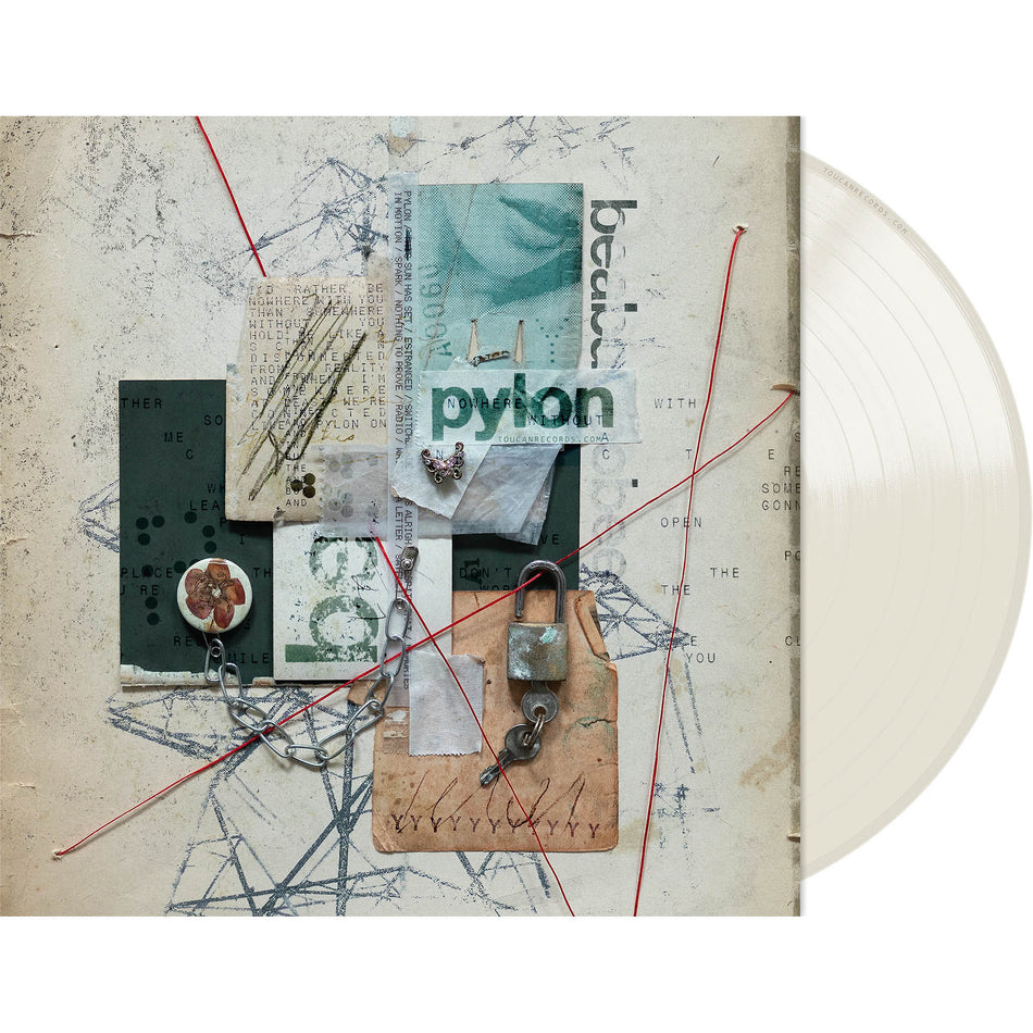 Beabadoobee Pylon packshot for oyster colored vinyl LP, indie exclusive pressing available at ToucanRecords.com