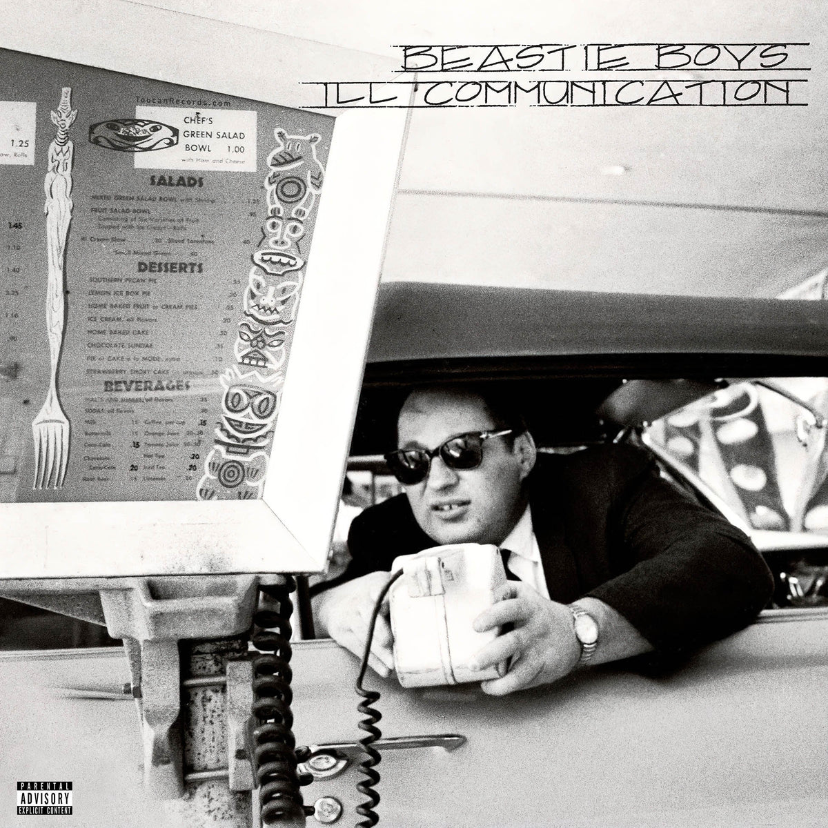 Beastie Boys Ill Communication album cover art 2LP 180g black vinyl in a gatefold available at ToucanRecords.com