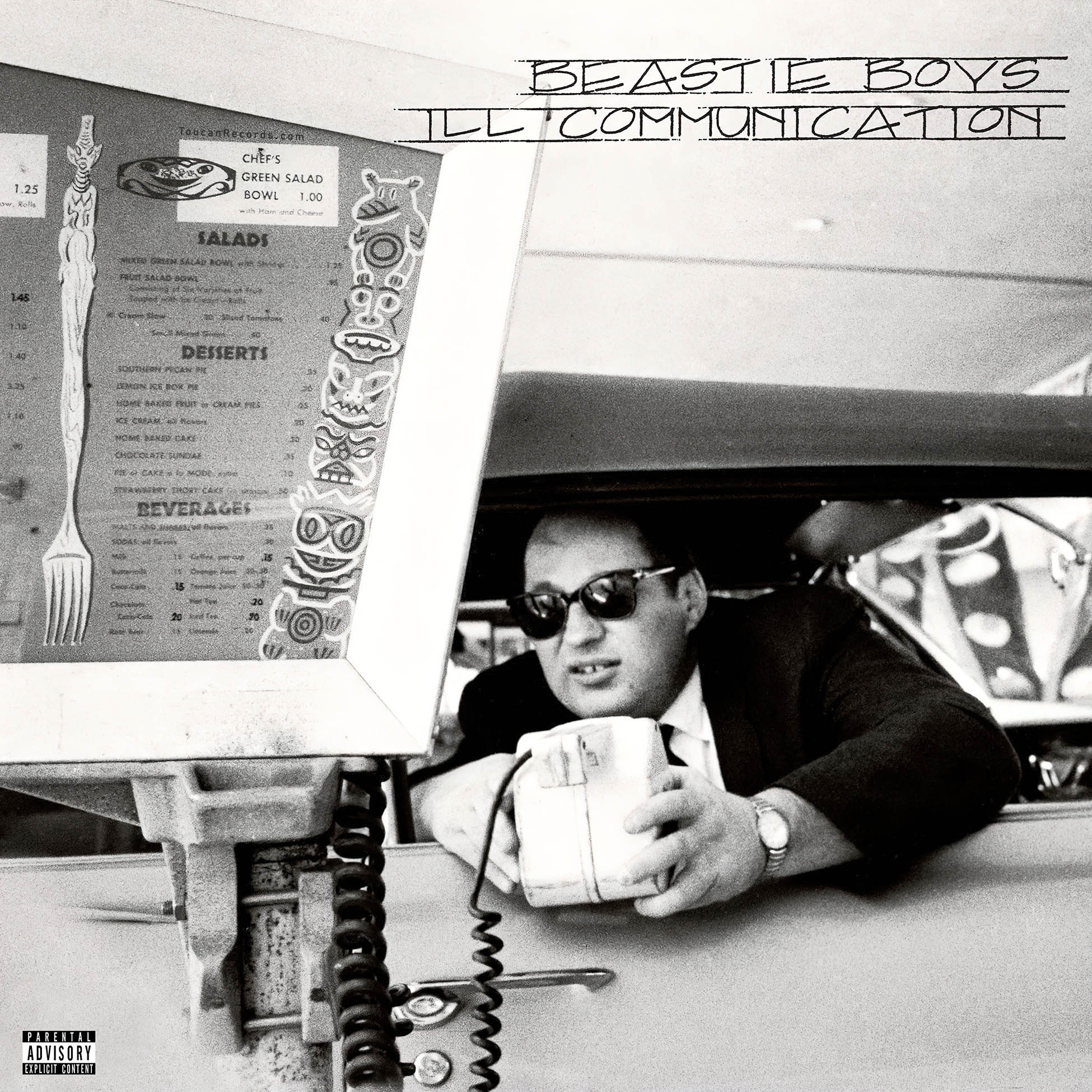 Beastie Boys Ill Communication album cover art 2LP 180g black vinyl in a gatefold available at ToucanRecords.com