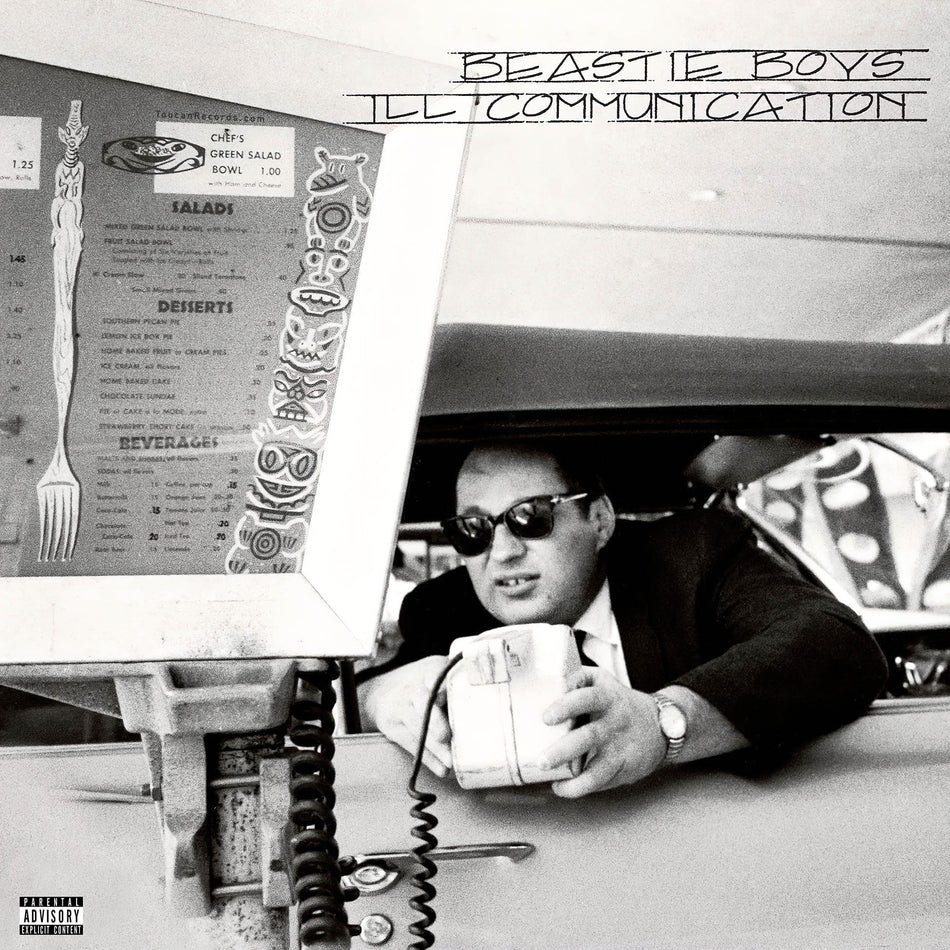 Beastie Boys Ill Communication album cover art 2LP 180g black vinyl in a gatefold available at ToucanRecords.com