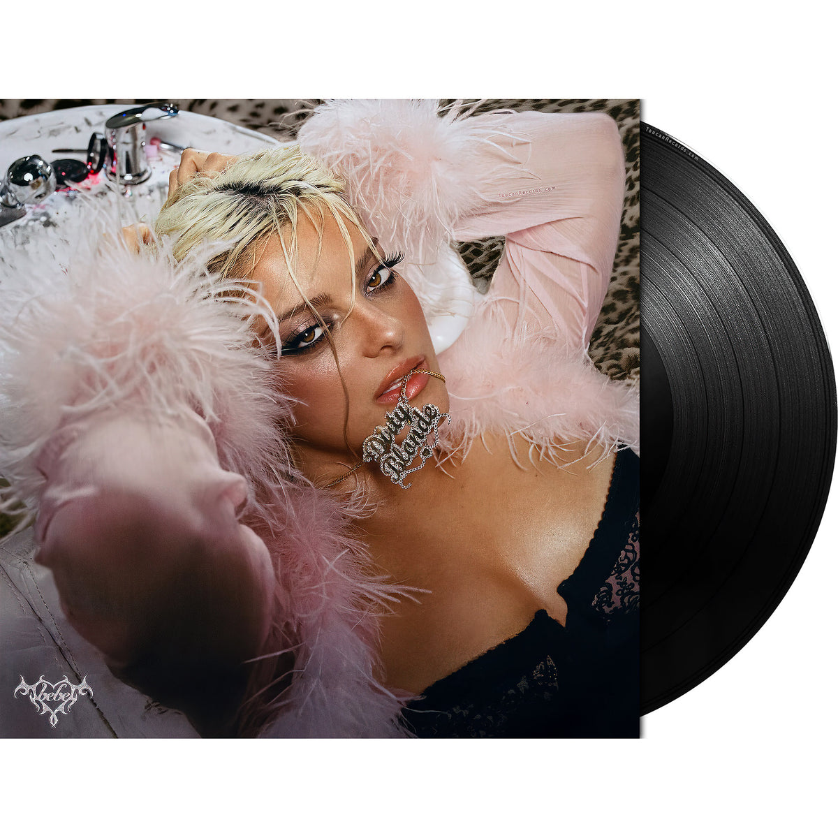 Bebe Rexha Dirty Blonde packshot for vinyl LP, pop and dance-pop album available online at ToucanRecords.com