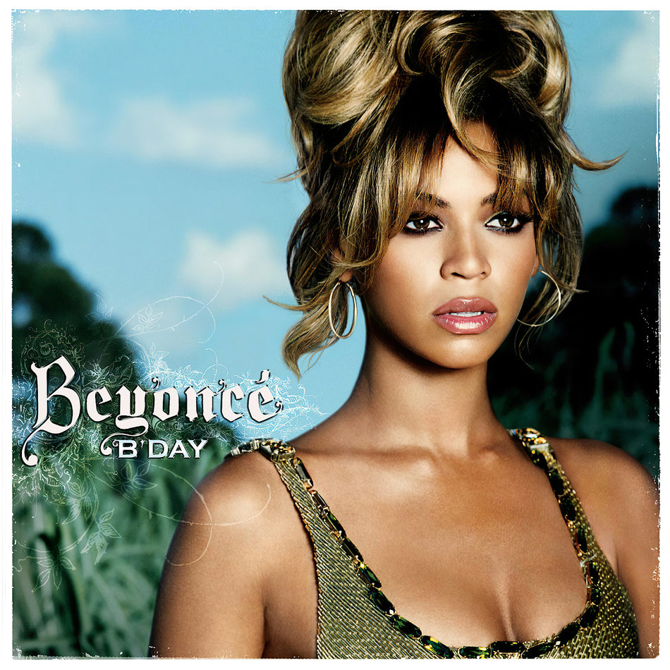 Beyonce B'Day 2 LP black vinyl album cover, R&B and pop essential release, Grammy winner
