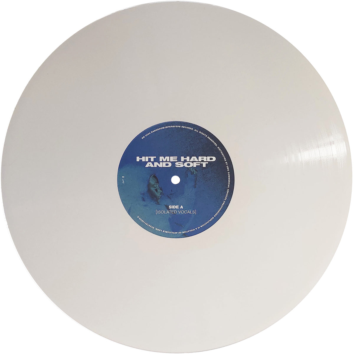 Billie Eilish - Hit Me Hard And Soft, Vinyl Disc Side A, bone colored pressing, Indie Pop, Only Vocals 