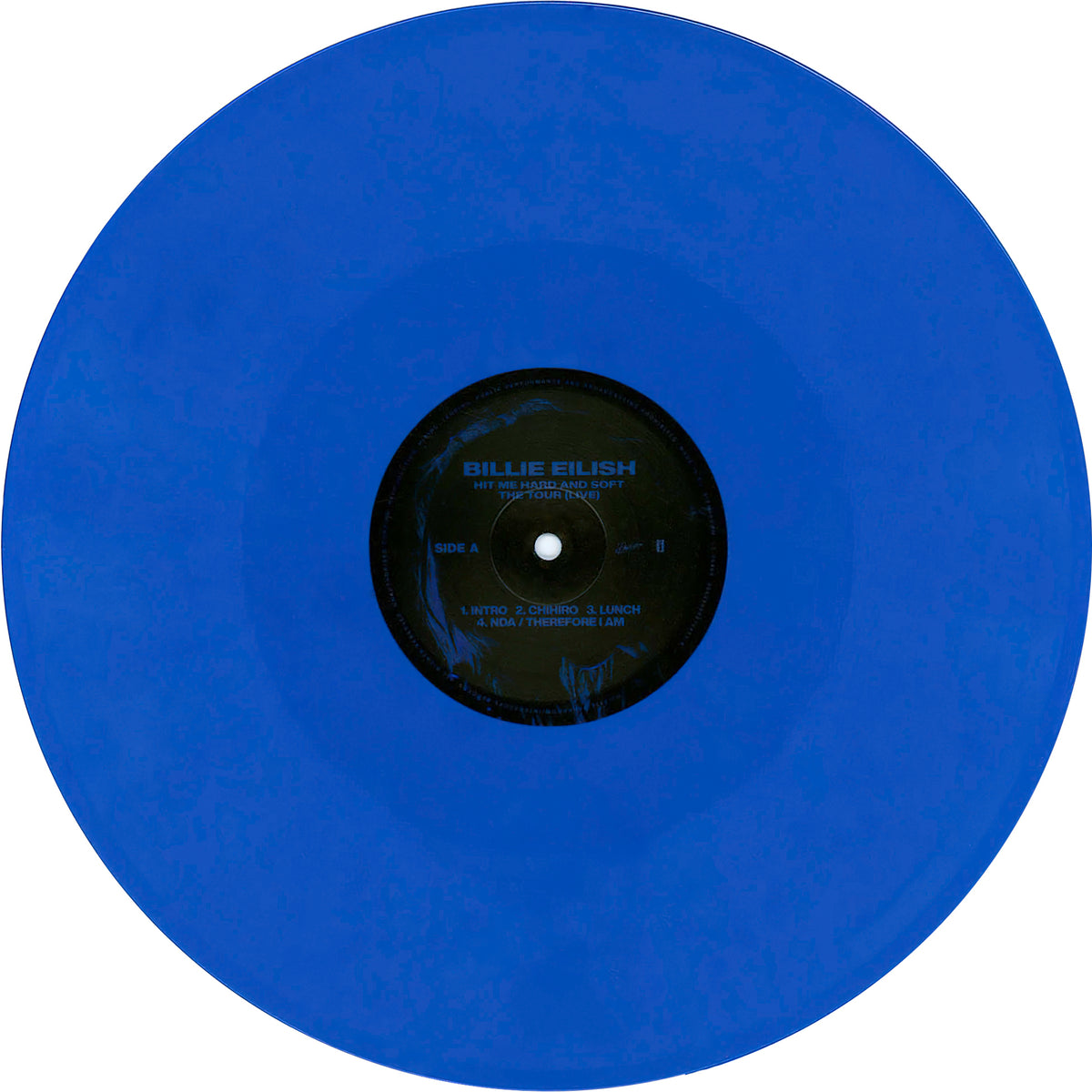 Billie Eilish Hit Me Hard And Soft The Tour blue vinyl disc 1 available at ToucanRecords.com