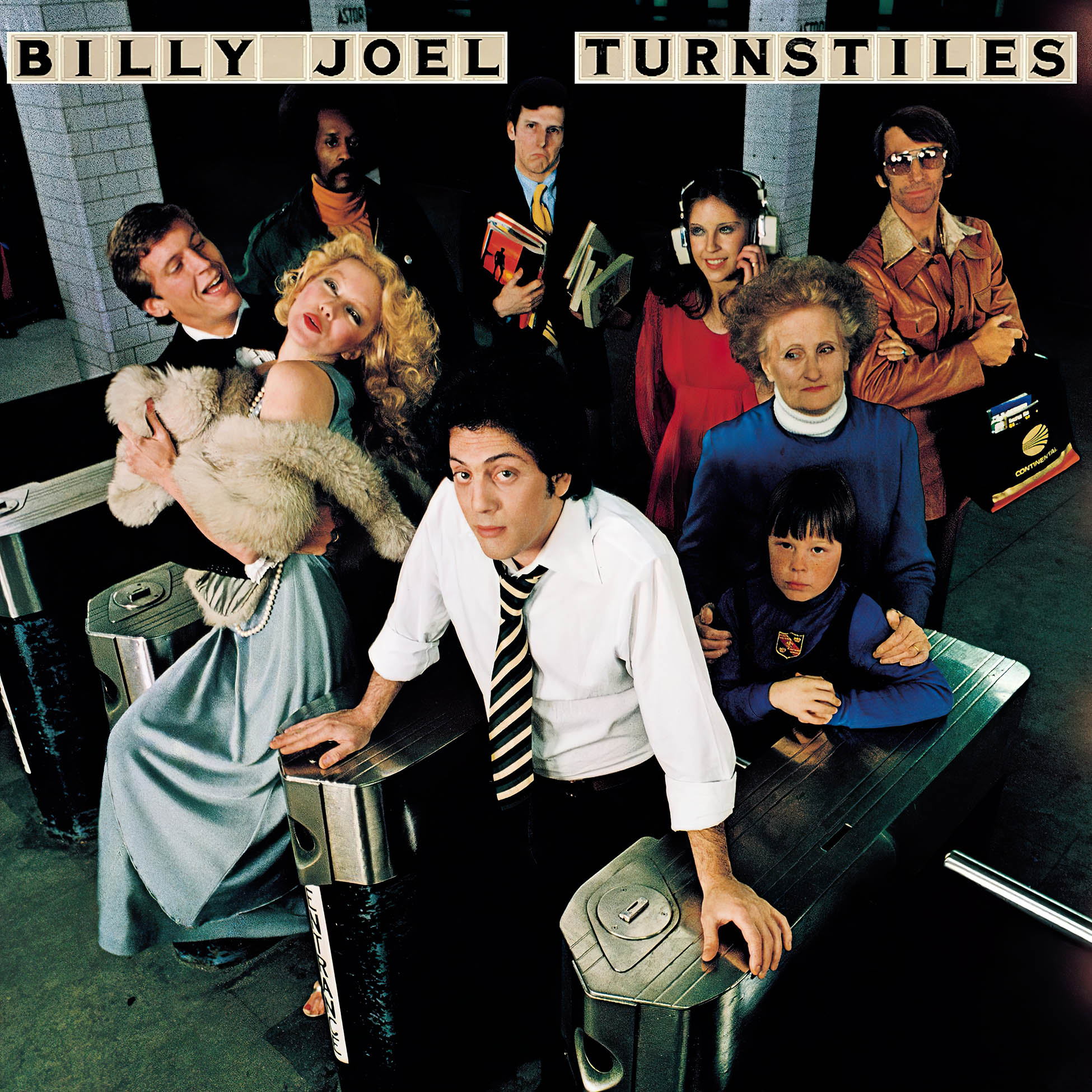 Billy Joel Turnstiles album cover art for Columbia/Legacy vinyl LP with "Say Goodbye To Hollywood" and "New York State of Mind"