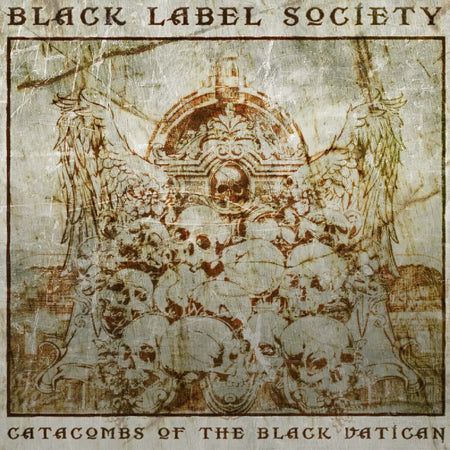 Black Label Society Catacombs Of The Black Vatican gold 2LP vinyl album cover for the limited 250-copy pressing.