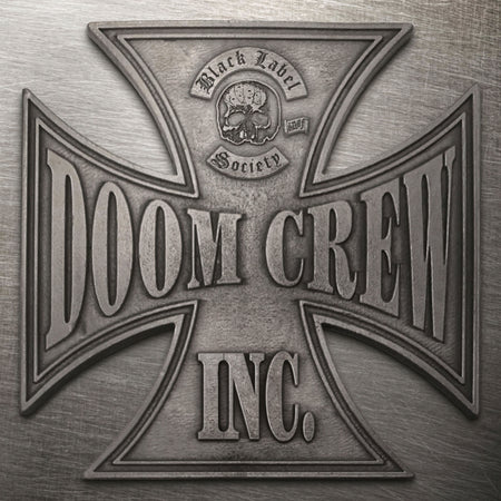 Black Label Society - Doom Crew Inc album cover, 180g clear vinyl with gray & white splatter 2LP in a gatefold, limited edition indie exclusive