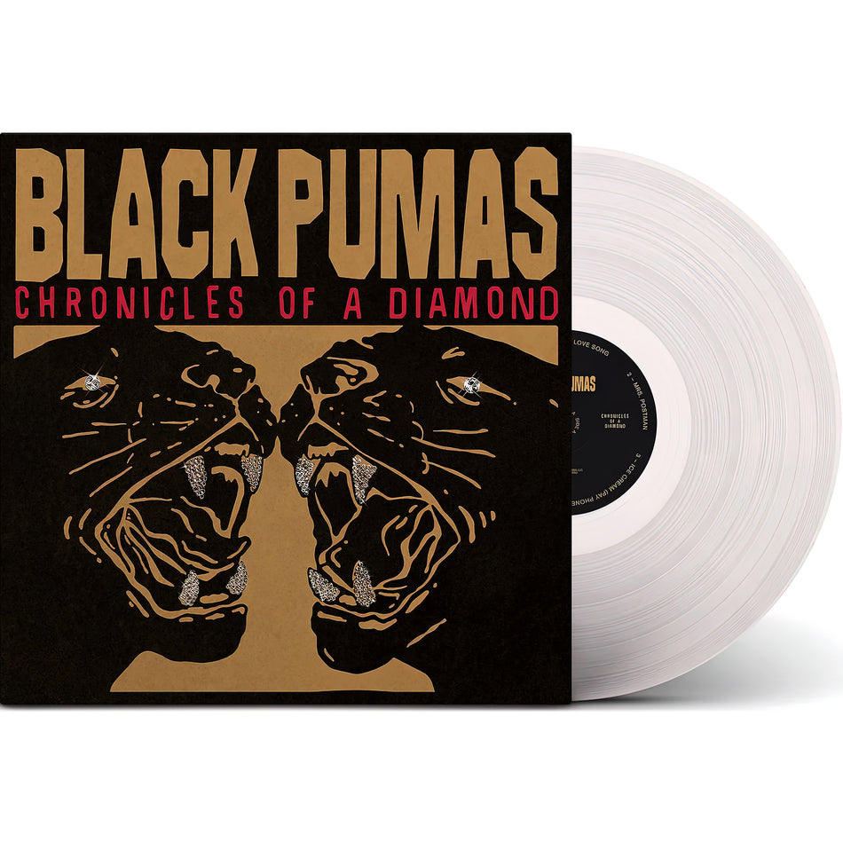 Black Pumas, Chronicles Of A Diamond, Clear Vinyl, cover, album, vinyl, packshot
