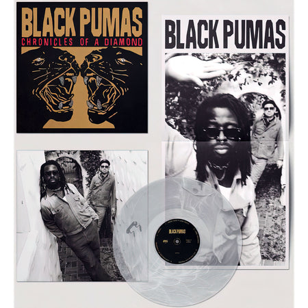 Black Pumas, Chronicles Of A Diamond, Clear Vinyl, cover, album, vinyl, packshot, poster