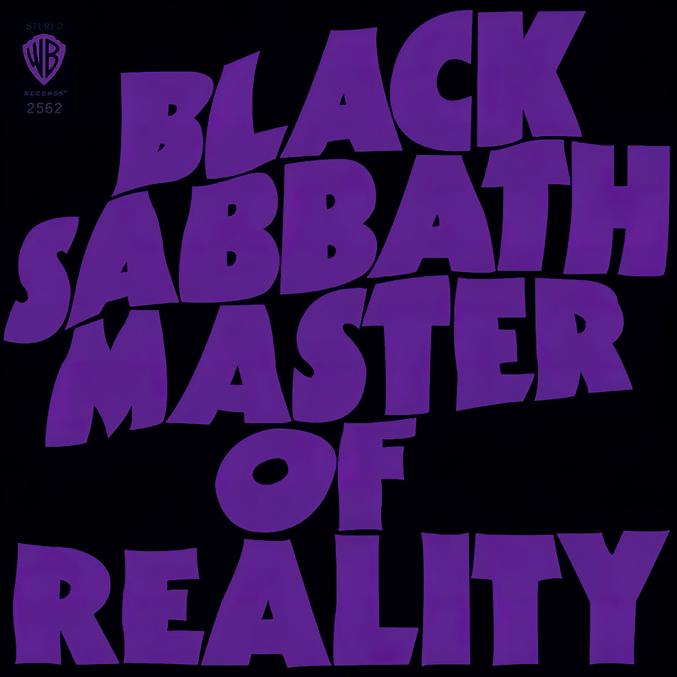 Black Sabbath - Master Of Reality album cover, 180g black vinyl, original artwork – available at ToucanRecords.com