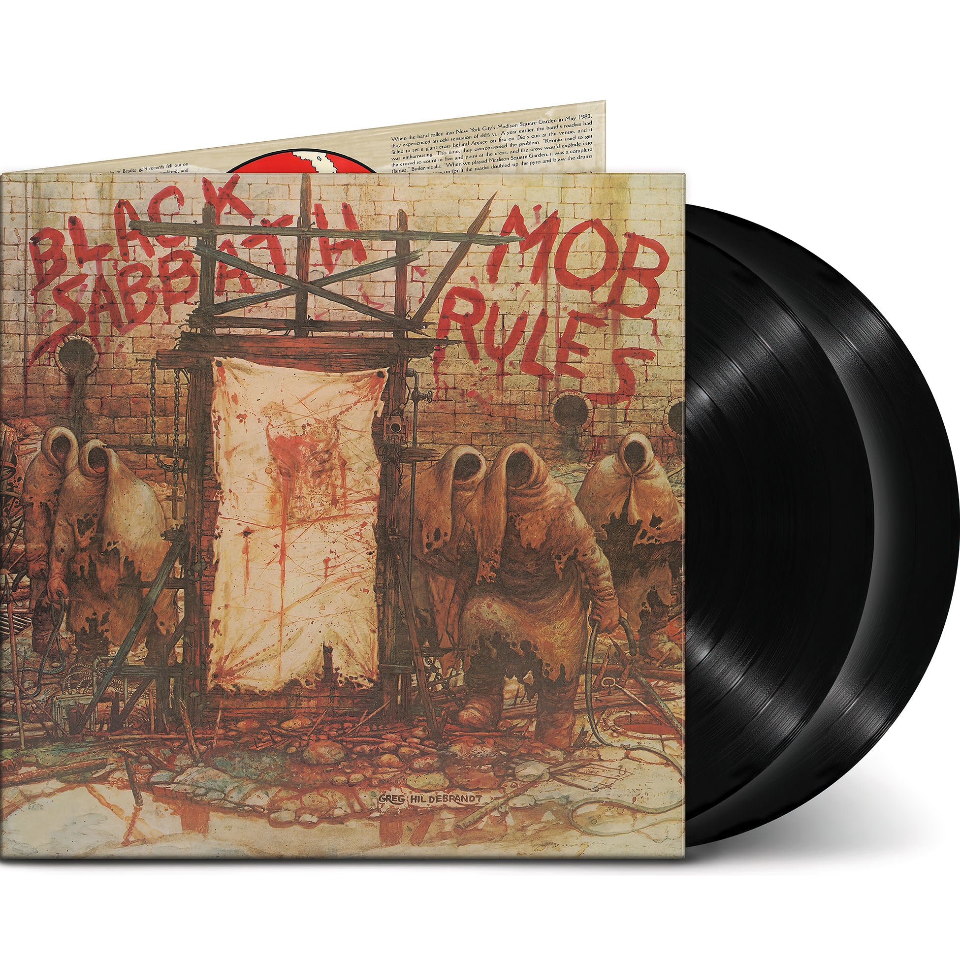 Black Sabbath Mob Rules 2LP pressing, anniversary gatefold edition, Ronnie James Dio era